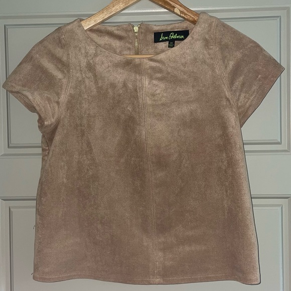 NWOT Faux Suede Shirt - Picture 2 of 5